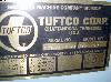  TUFTCO 42" Tufter, 1/10 gauge cut pile, cam shifter,